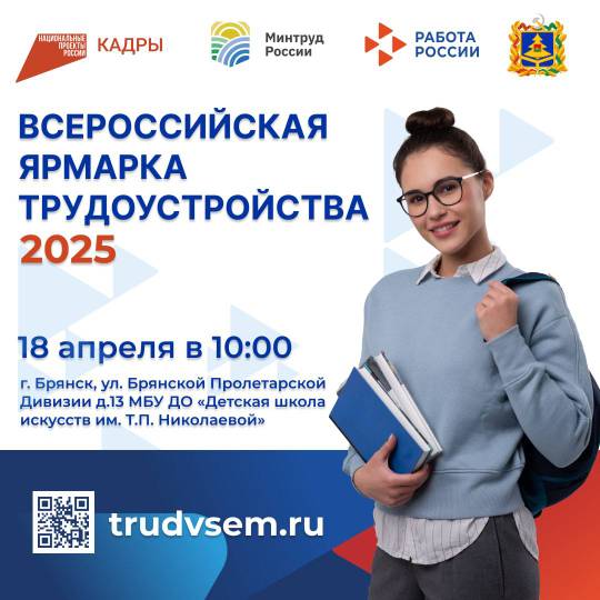 Всероссийская ярмарка трудоустройства «Работа России. Время возможностей».